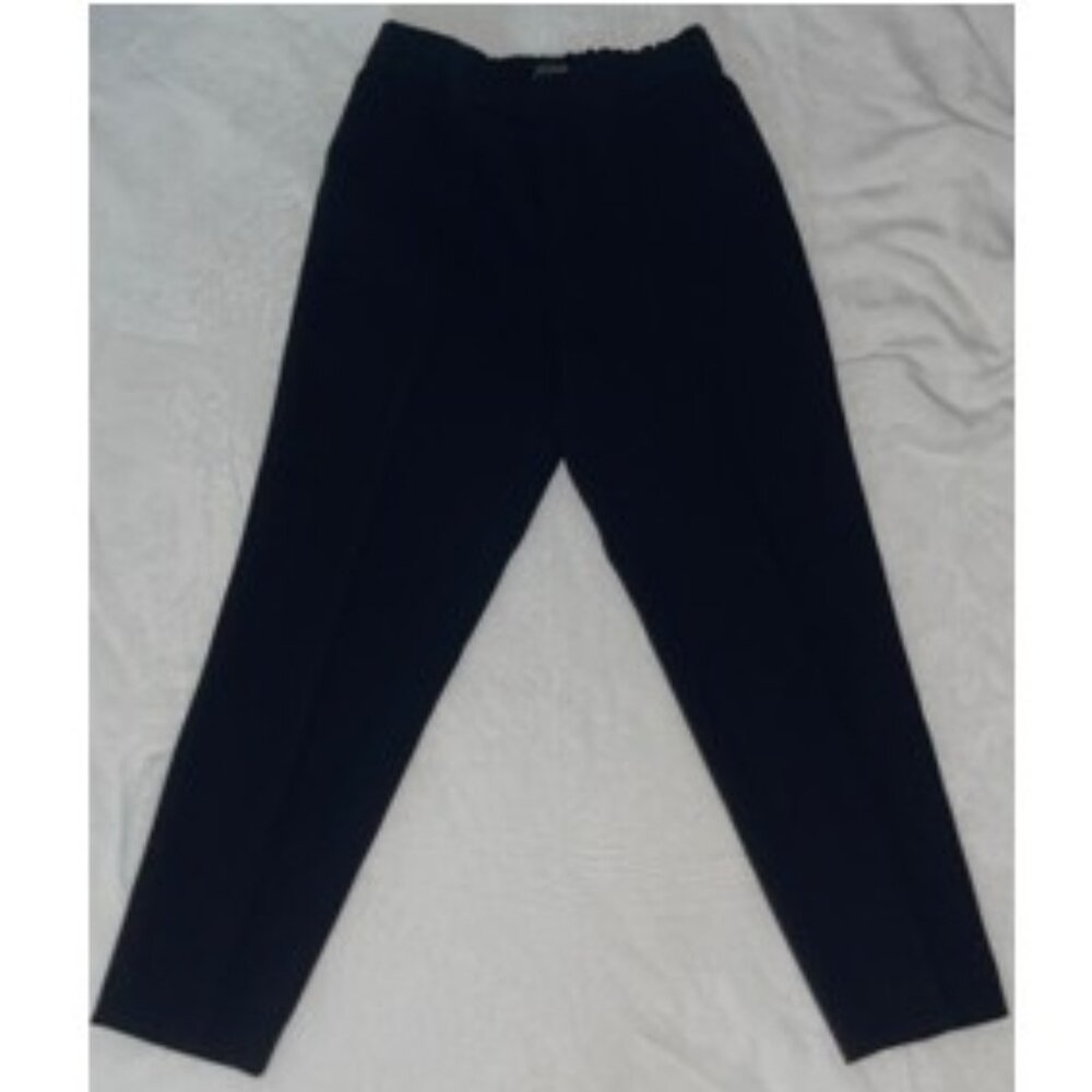 Ann Taylor Dress Pants Formal Women 28x27 Size Small Black Stretch Pockets